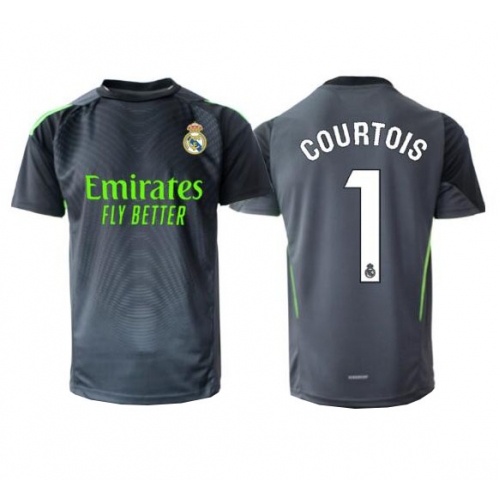 Billige Fotballdrakt Real Madrid Thibaut Courtois #1 Keeper Replika Tredjedrakt 2025-26 Kortermet Billige Fotballdrakt Real Madrid Thibaut Courtois #1 Keeper Replika Tredjedrakt 2025-26 Kortermet